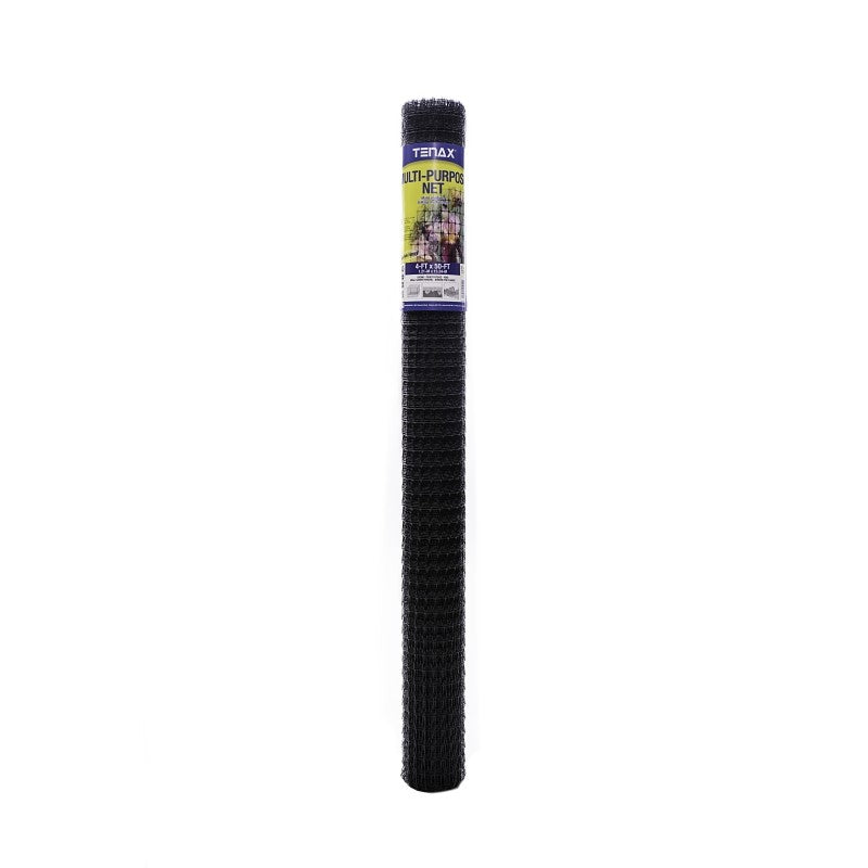 Tenax 419594 Net, 50 ft L, 4 ft H, Plastic, Black