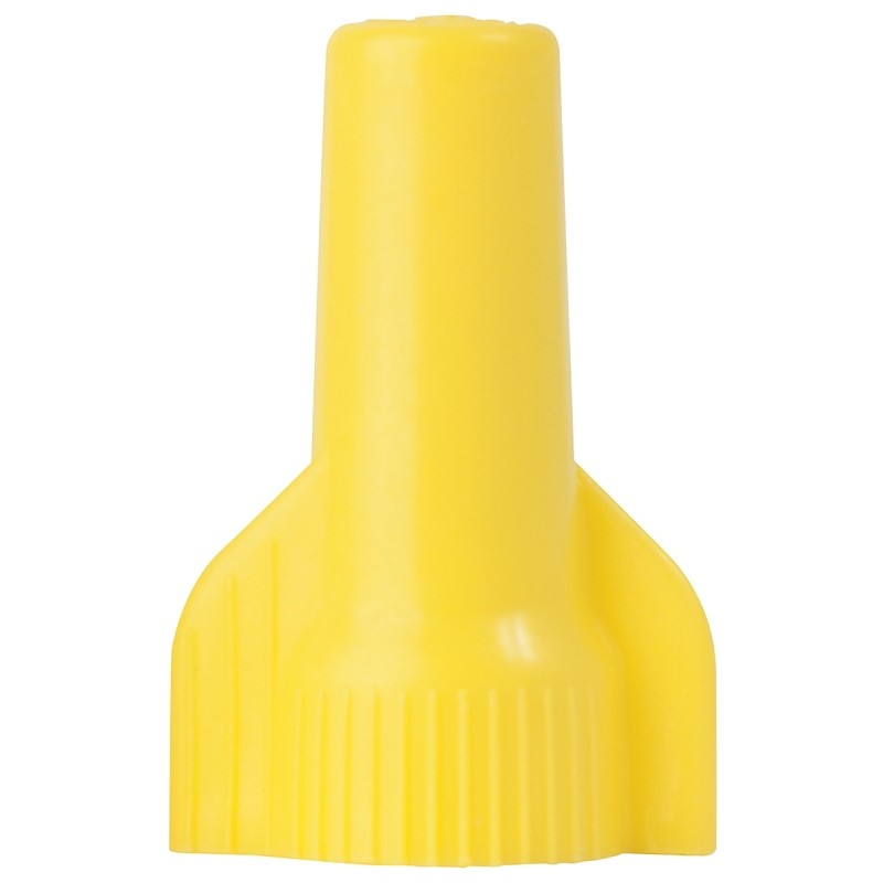 Gardner Bender WingGard 16-084 Wire Connector, Yellow, 22 to 10 AWG Wire, Steel Contact, Thermoplastic, 100/JAR