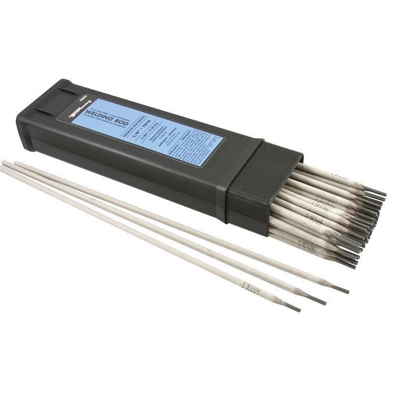 Forney 30805 Stick Electrode, 84000 psi Tensile Strength, Applicable Materials: Mild Steel, 14 in L, 1/8 in Dia
