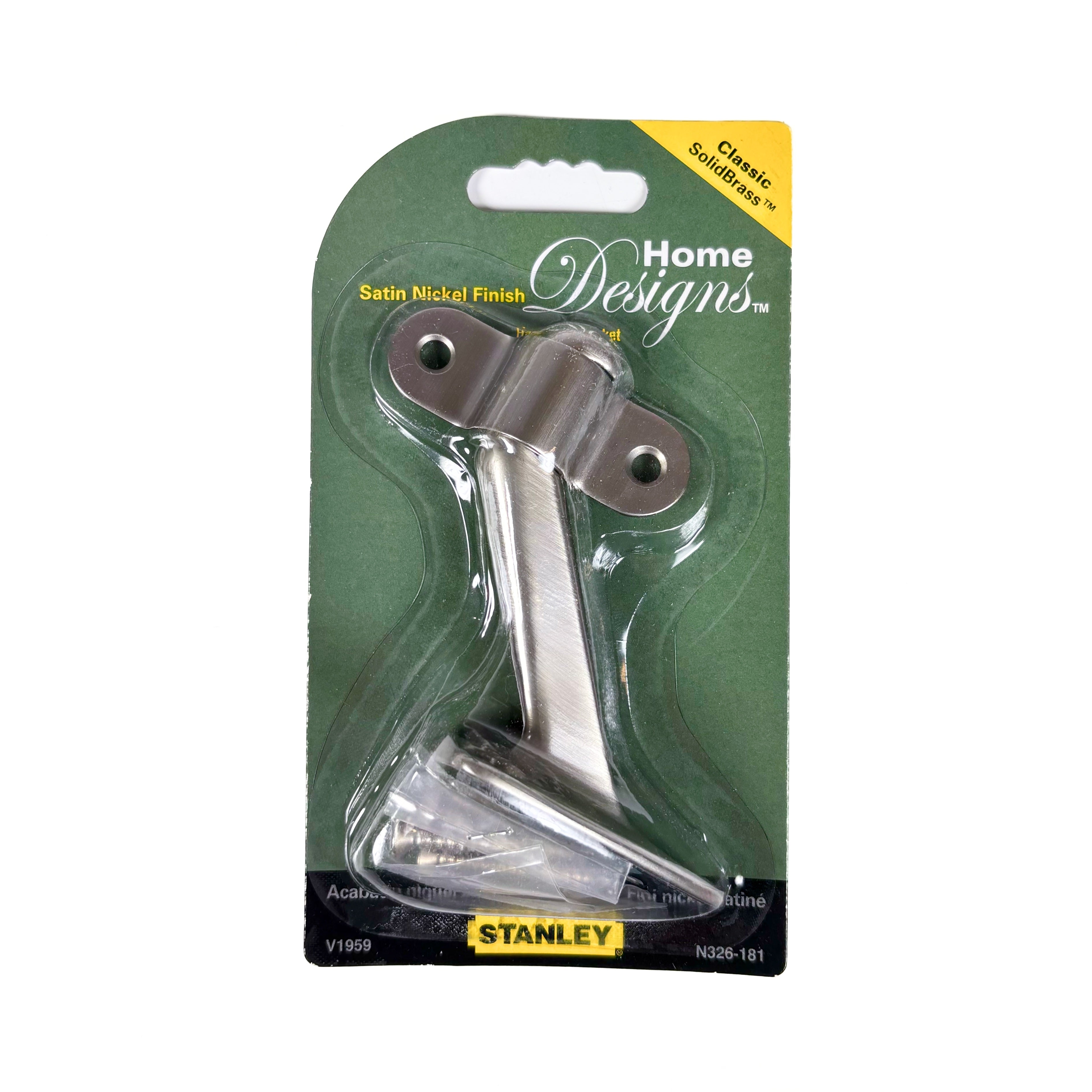 Heavy Duty Solid Brass Handrail Bracket Satin Nickel (POS)