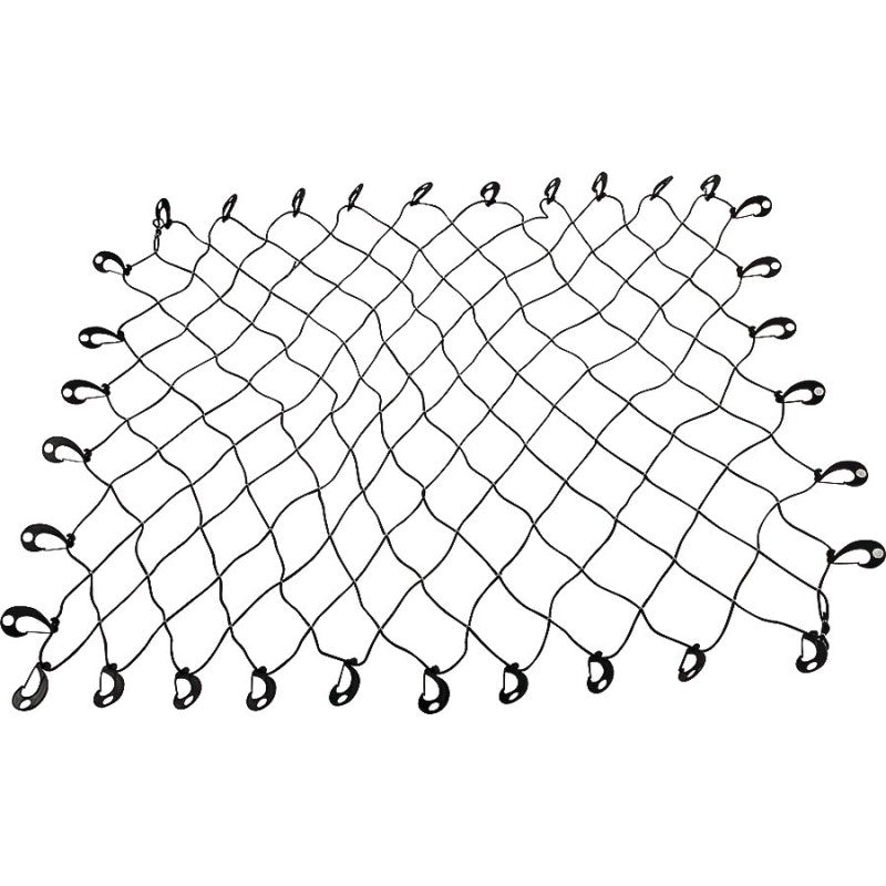ProSource FH92102 Cargo Net, 96 in L, 72 in W, Rubber, Black