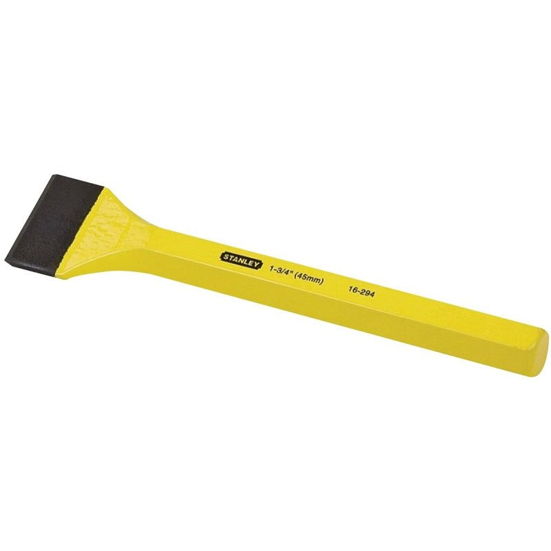 Fatmax FMHT16423 Mason's Chisel, 1-3/4 in W Blade, 7-1/2 in OAL, Steel Blade, Steel Handle