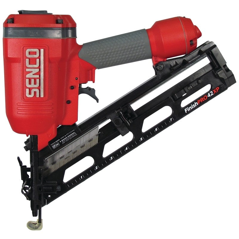 Senco FinishPro Series 4G0001N Finish Nailer, 104 Magazine, 34 deg Collation, Plastic Strip Collation, 3.87 scfm Air