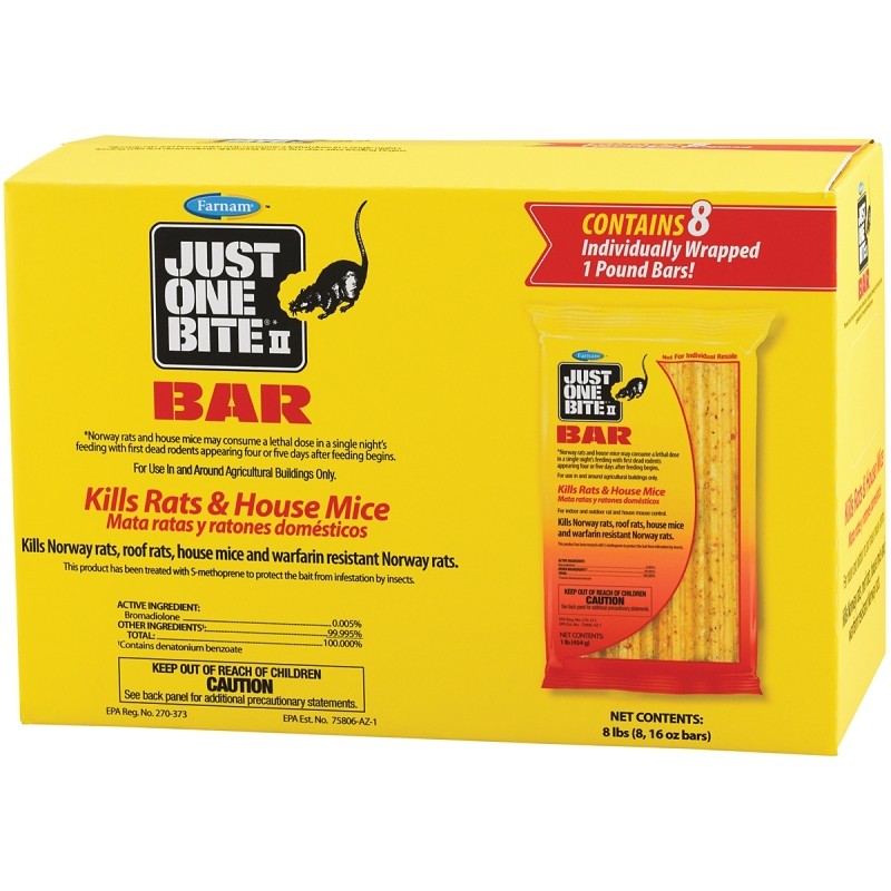 Starbar 100504295 Mouse Killer, 8 lb Bait, Brown/Yellow