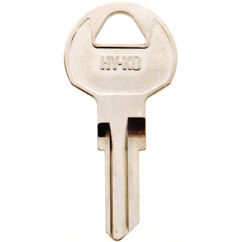 Hy-Ko 11010IN29 Key Blank, Brass, Nickel, For: ILCO Cabinet, House Locks and Padlocks, IN29 Key Number (Pack of 10)