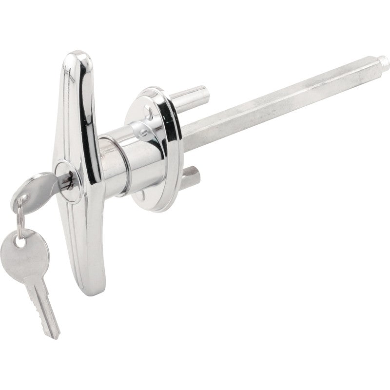Prime-Line GD 52169 T-Locking Handle, 5/16 in L Shaft, Zinc, Chrome