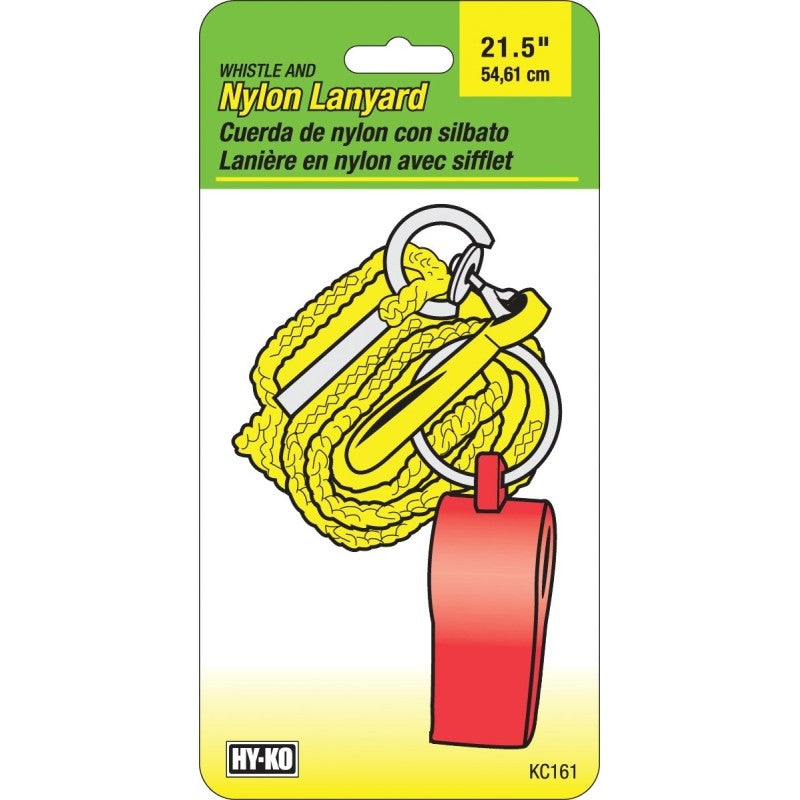 Hy-Ko KC161 Lanyard, 21 in L, Nylon