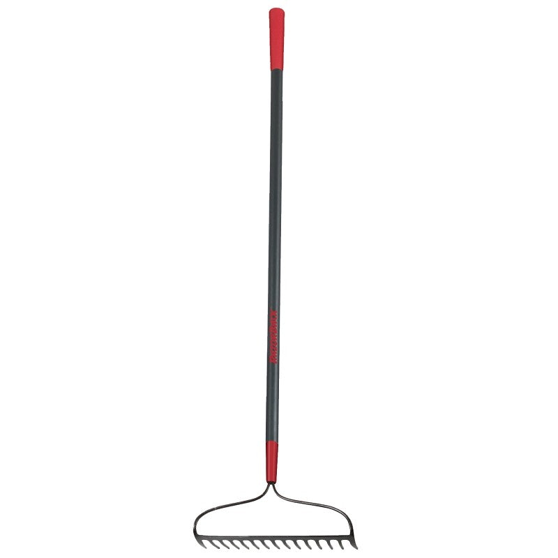 Razor-Back 63184 Bow Rake, 15-Tine, Steel Tine, Steel Head, 60 in L Handle