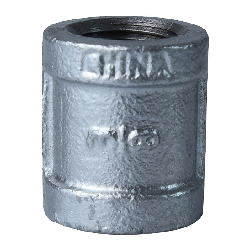 ProSource 3/8GM Pipe Coupling, 3/8 in, NPT, Malleable Steel, SCH 40 Schedule, 300 psi Pressure