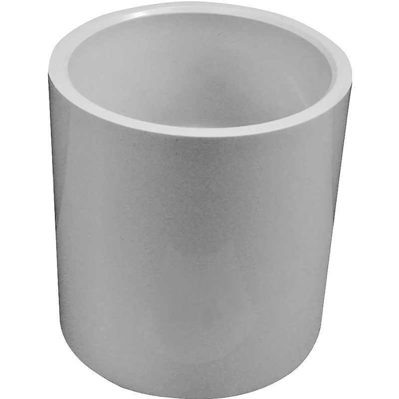 Genova 30130 Pipe Coupling, 3 x 3 in, Slip, PVC, White, SCH 40 Schedule, 450 psi Pressure