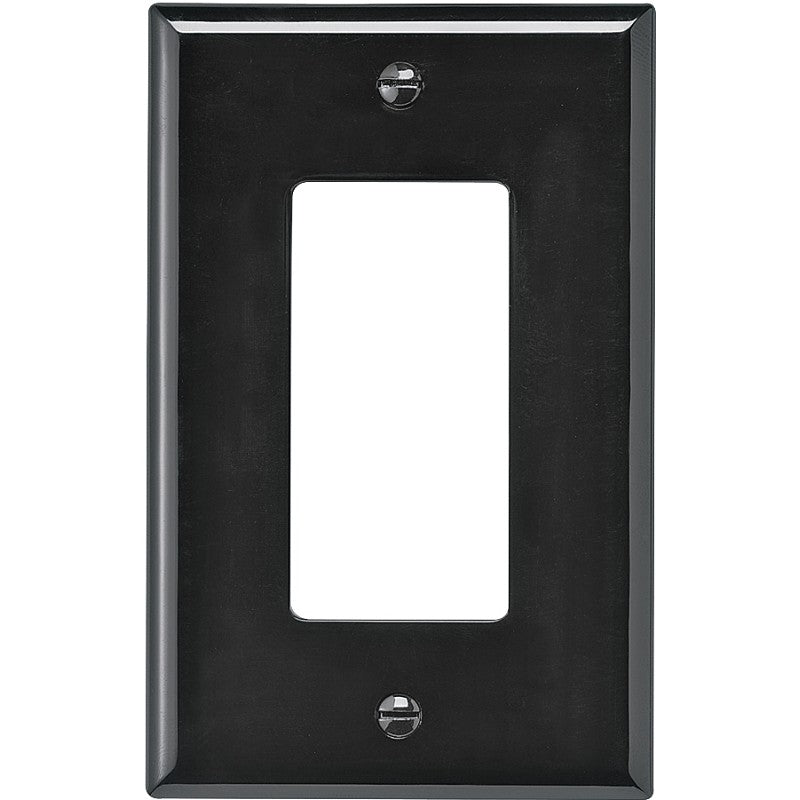 Eaton Wiring Devices PJ26B Wallplate, 4.87 in L, 3.12 in W, 1 -Gang, Polycarbonate, Brown, High-Gloss (Pack of 20)
