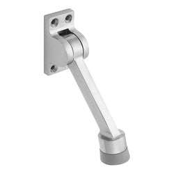 Kick Down 4 Hole Commercial Door Holder 4 Inch Satin Chrome (POS)