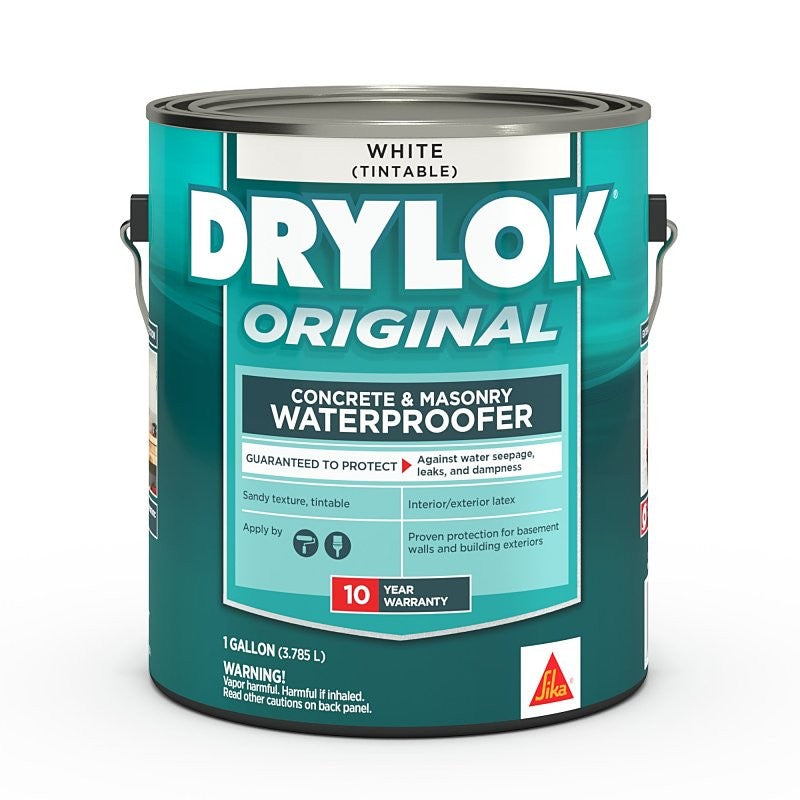 Drylok 27513 Masonry Waterproofer, White, Liquid, 1 gal Pail (Pack of 2)