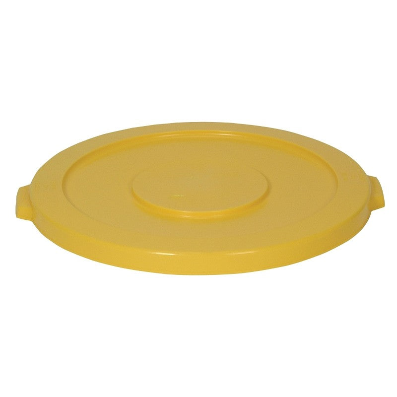 Continental Commercial Huskee 3201YW Receptacle Lid, 32 gal, Plastic, Yellow, For: Huskee 3200 Container