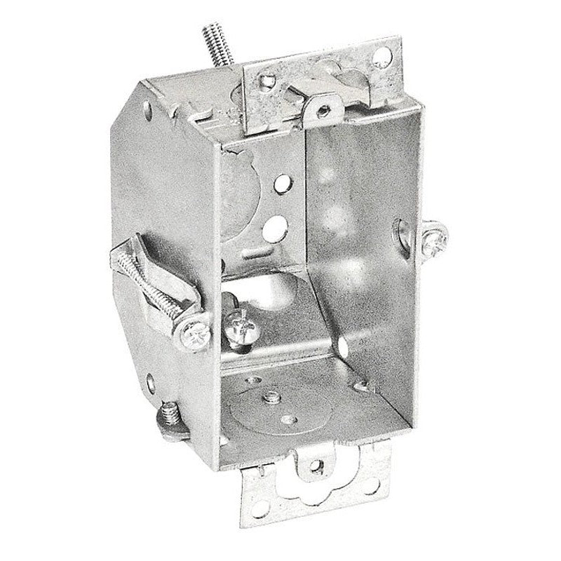 Southwire G601BVROW-UPC Switch Box, 5-Knockout, 1/2 in Knockout, Steel, Silver, Galvanized