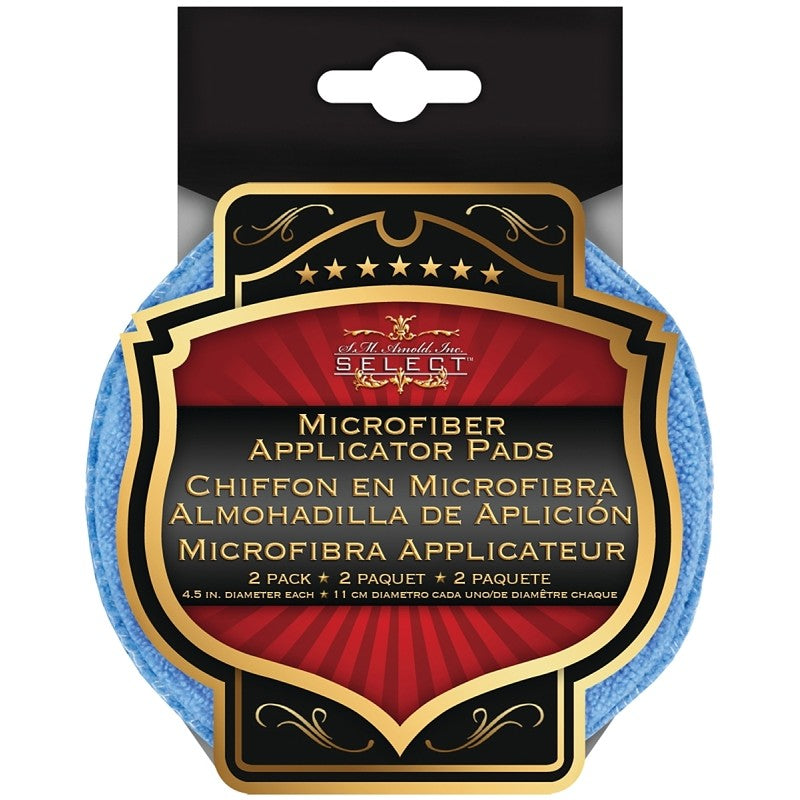 SM Arnold 25-522 Applicator Pad, 4-1/2 in, Microfiber Cloth