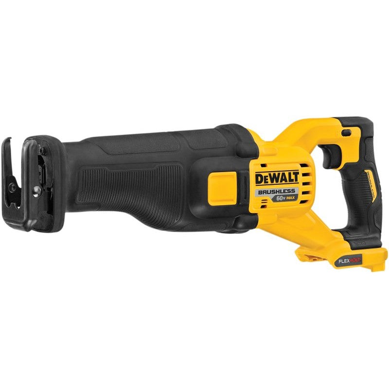 DEWALT DCS389B Brushless Reciprocating Saw, Tool Only, 60 V, 1-1/8 in L Stroke, 0 to 3000 spm, Includes: Blade