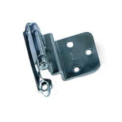 Laurey 28626 Cabinet Hinge, 3/8 in Inset, Self Close, Polished Chrome