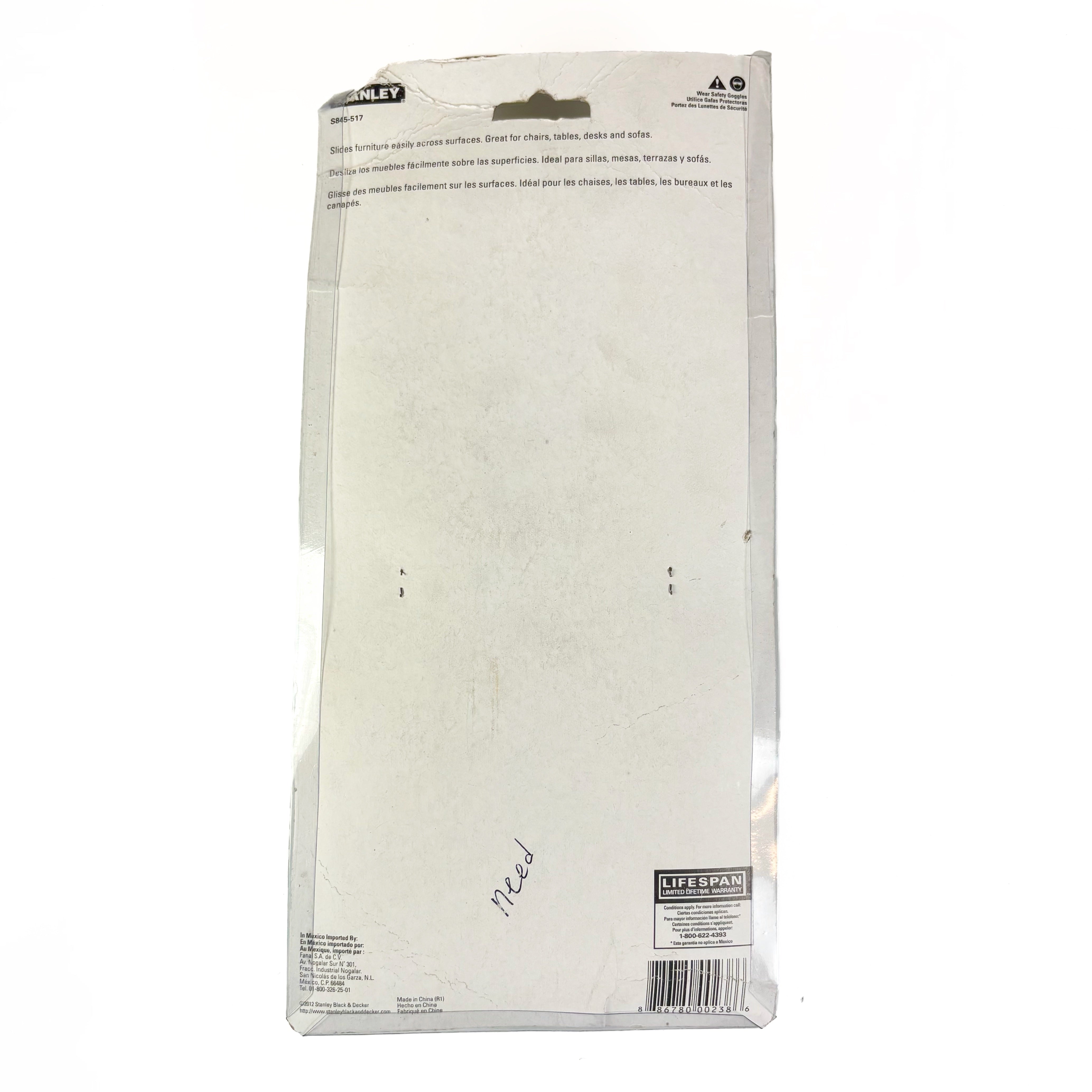 Furniture Sliders With Protection Pads 5 Inch Almond And Grey 4 Pack