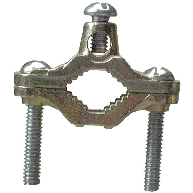 Halex 36019 Ground Clamp, 10 to 2 AWG Wire, Bronze
