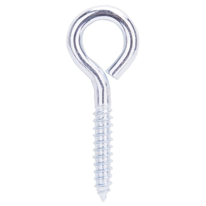 ProSource LR248 Lag Screw Eye, 7.8 mm Thread, Screw Thread, 1-3/8 in L Thread, 1-1/8 in Dia Eye, 193 lb Working Load (Pack of 10)