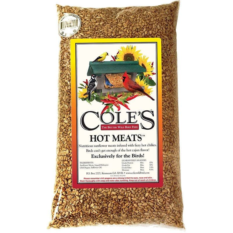 Cole's Hot Meats HM05 Blended Bird Seed, Cajun Flavor, 5 lb Bag