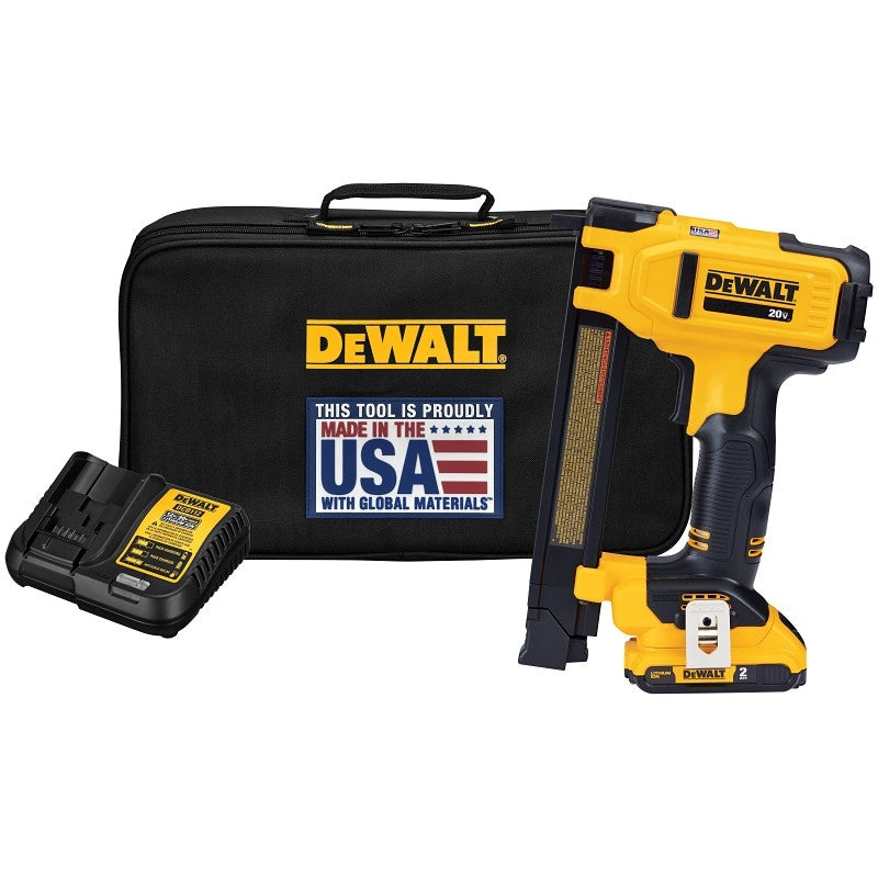 DEWALT DCN701D1 Cable Stapler Kit, Battery Included, 20 V, 2 Ah, 1 in W Crown