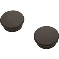 Heavy Duty Closet Rod End Cap Die Cast Oil Rubbed Bronze