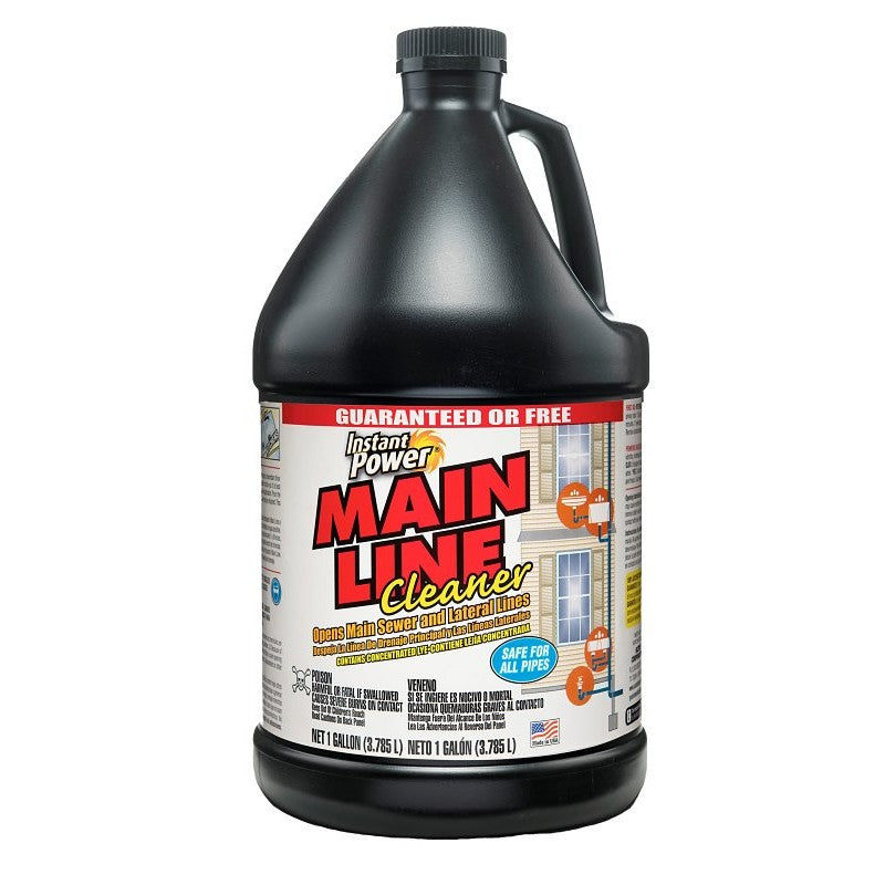Instant Power 1801 Main Line Cleaner, 1 gal, Liquid, Clear (Pack of 4)