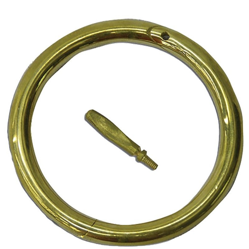 Neogen 7002 Bull Ring, Brass, Screw Fastener