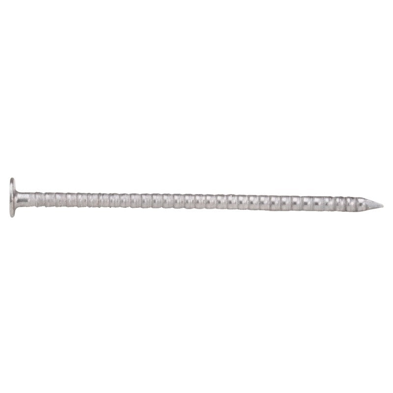 ProFIT 0241118S Siding Nail, 1-3/4 in L, 316 Stainless Steel, Checkered Brad Head, Ring Shank, 1 lb