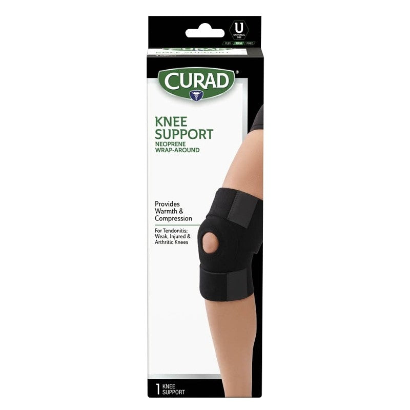 Curad ORT23260D Knee Support, 10-1/4 in L, Neoprene Bandage