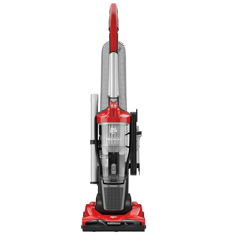 Dirt Devil UD20124 Upright Vacuum Cleaner, 960 W, 120 V, 20 ft L Cord, Red Housing