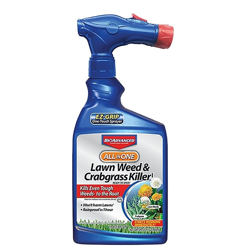 BioAdvanced 704119A Extreme Crabgrass Killer, Liquid, Beige/White, 32 oz Package