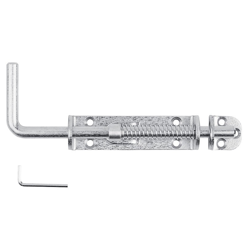 National Hardware N109-212 Slide Bolt, 1-9/16 in Bolt Head, Steel, Zinc
