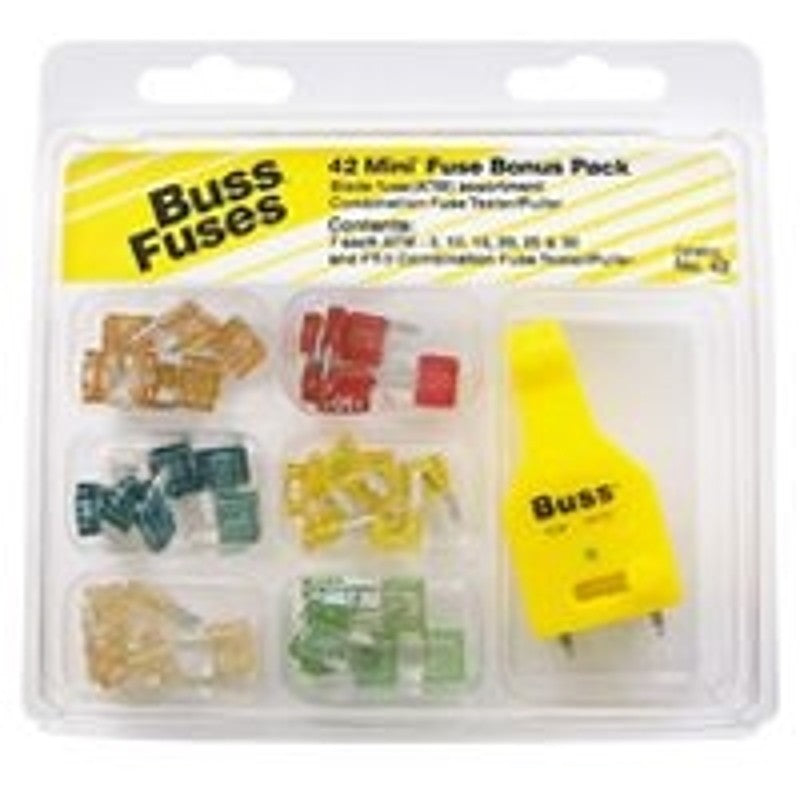 Bussmann NO.43 Fuse Bonus Kit, Includes (1) FT-3 Combination Fuse Tester/Pullers
