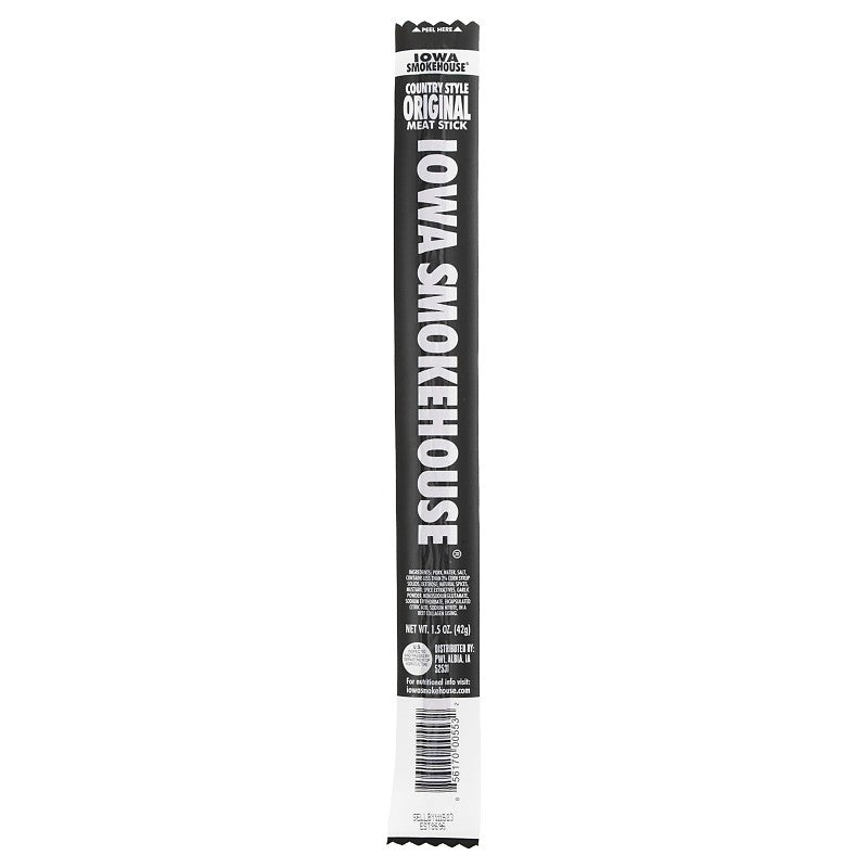 Iowa Smokehouse is-1.5csn-m Meat Stick, Original, 1.5 oz (Pack of 24)