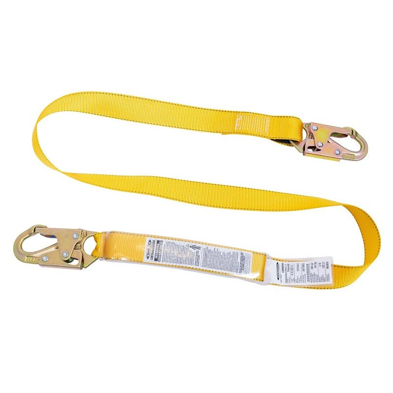 Werner UpGear Series C38000W Lanyard, 310 lb, 6 ft L Line, Polyester Line, Snap Harness Hook
