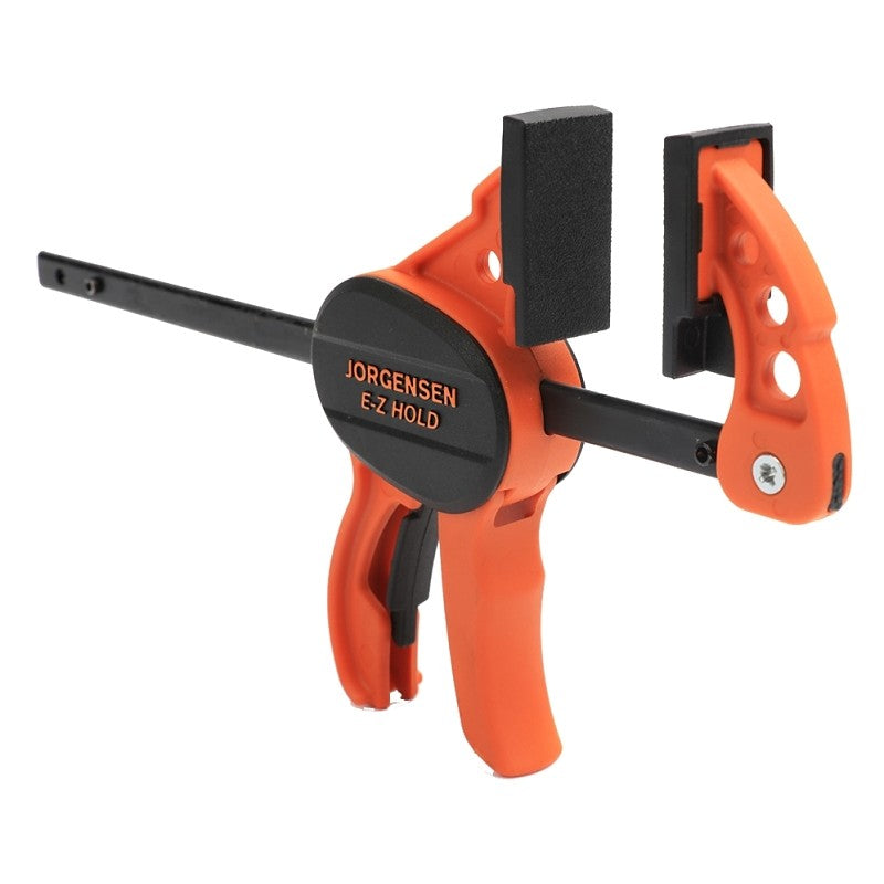 Pony E-Z HOLD Series 33804 Hobby Bar Clamp, 50 lb, 4 in Max Opening Size, 1-1/2 in D Throat, Steel Body