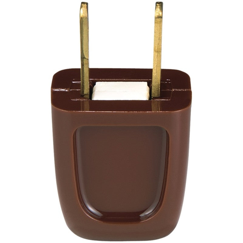 Eaton Wiring Devices BP2601-6B-SP Electrical Plug, 2 -Pole, 10 A, 125 V, NEMA: NEMA 1-15, Brown