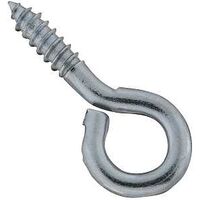 Medium Eye Screw Eyes 1-5/16 Inch #110 Zinc Plated Steel 12 Pack