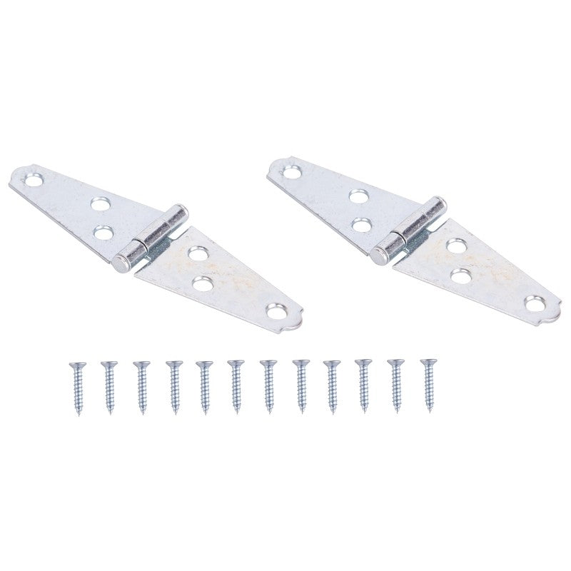 ProSource LSH-Z02-C2PS Strap Hinge, 1.2 mm Thick Leaf, Steel, 180 Range of Motion