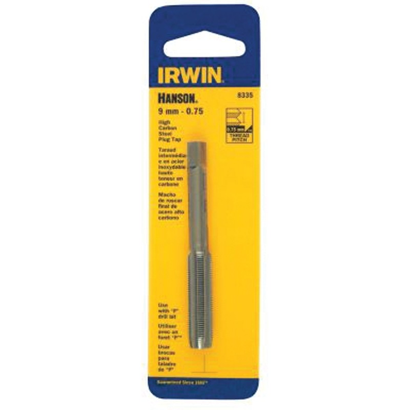 Irwin 8341 Thread Tap, 11 mm- 1-1/2 Thread, Plug Tap Thread, 4-Flute, HCS