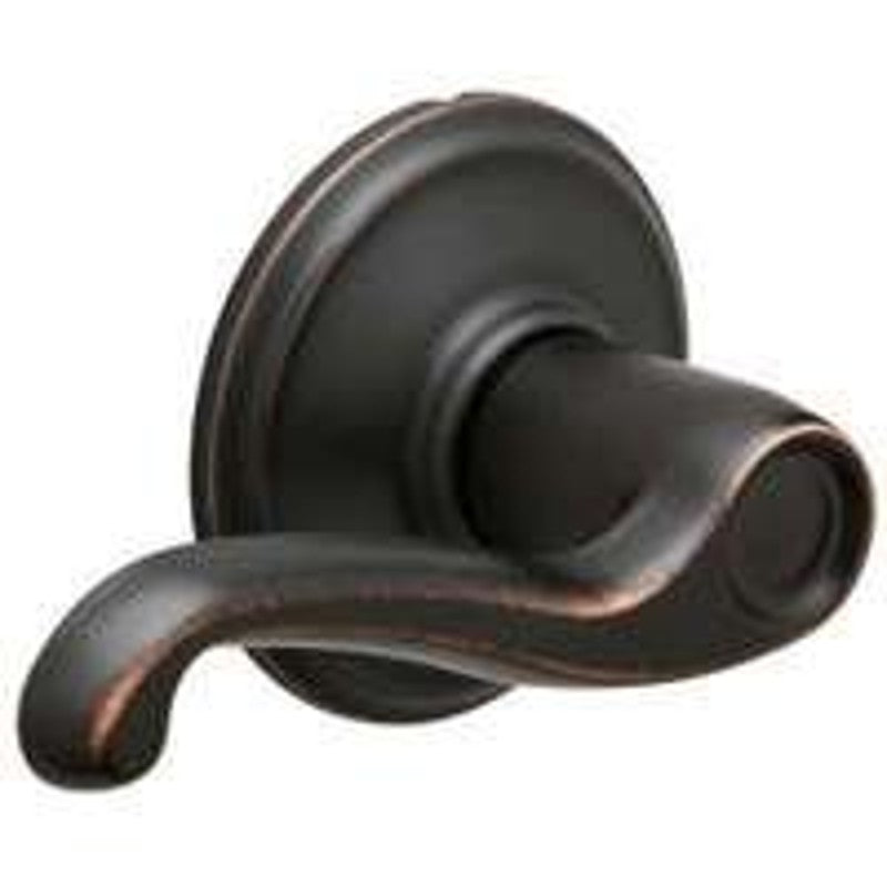 Schlage F Series F170V FLA 716 LH Left Hand Dummy Lever, Aged Bronze, Mechanical Lock, Metal, Residential, Left Hand