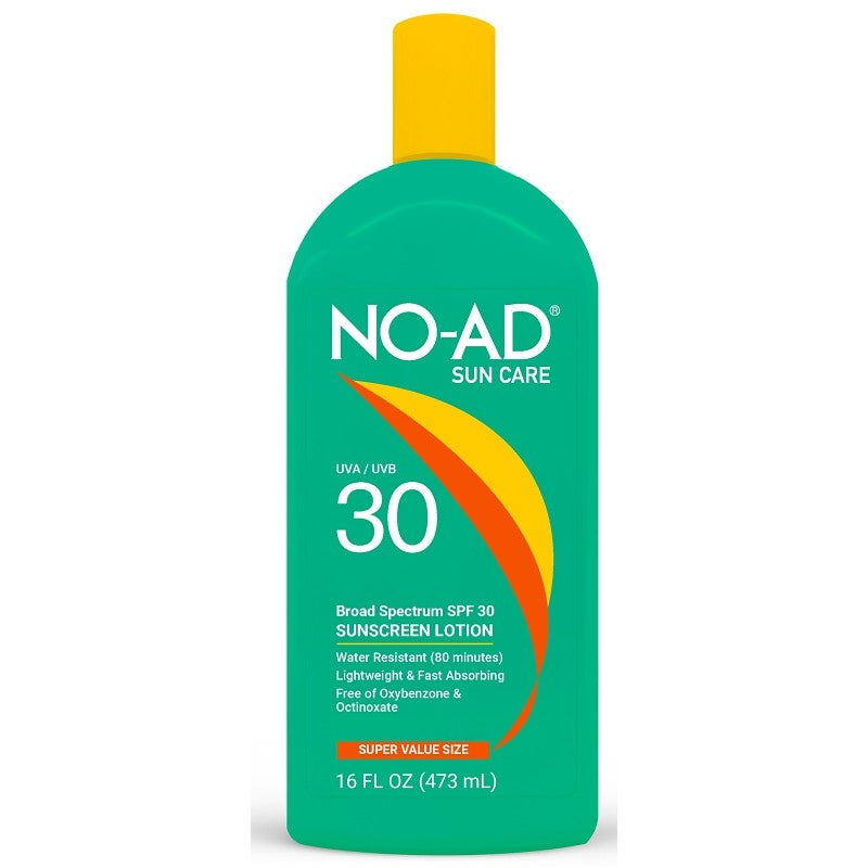 No-Ad NO-AD600 Series Sunscreen Lotion, 16 oz Bottle, Fragrance-Free (Pack of 6)