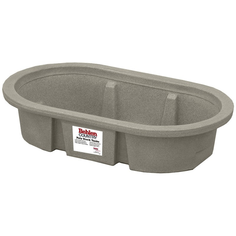 Behlen Country 52110047GT Farm Stock Tank, Round, 50 gal Capacity, Polyurethane, Granite Tan