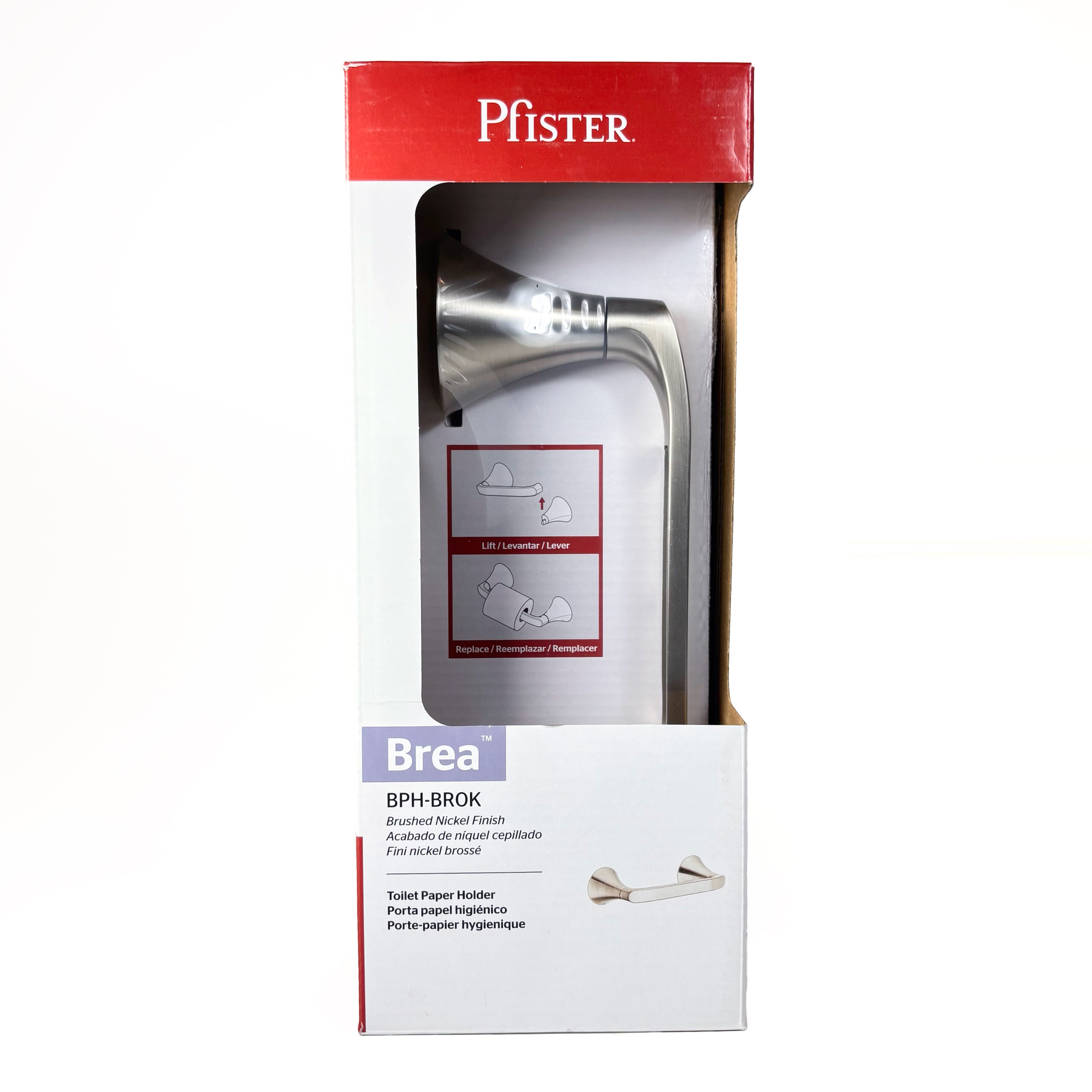 Brea Toilet Tissue Holder Brushed Nickel (POS)