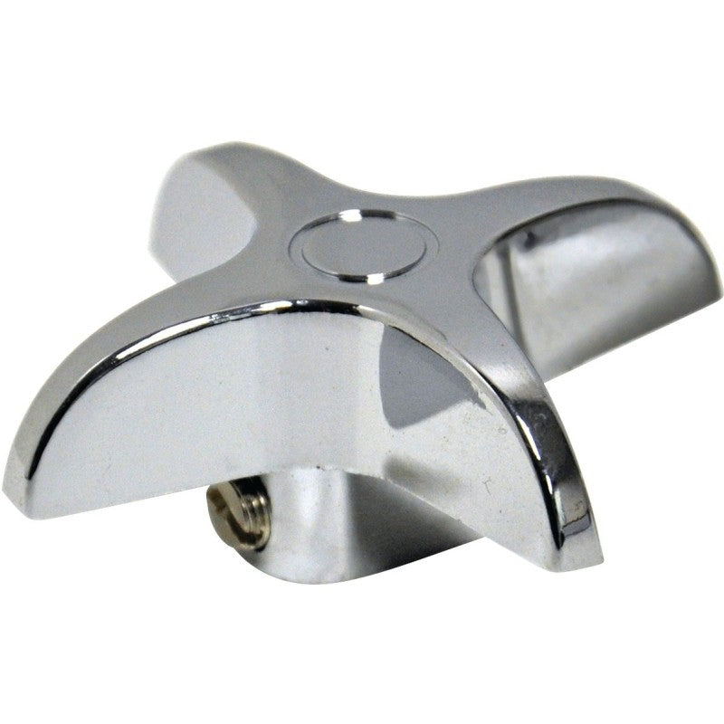 Danco 80025 Diverter Handle, Cross-Arm, Vise Grip, Specifications: 2.7 in OD, Zinc, Chrome Plated