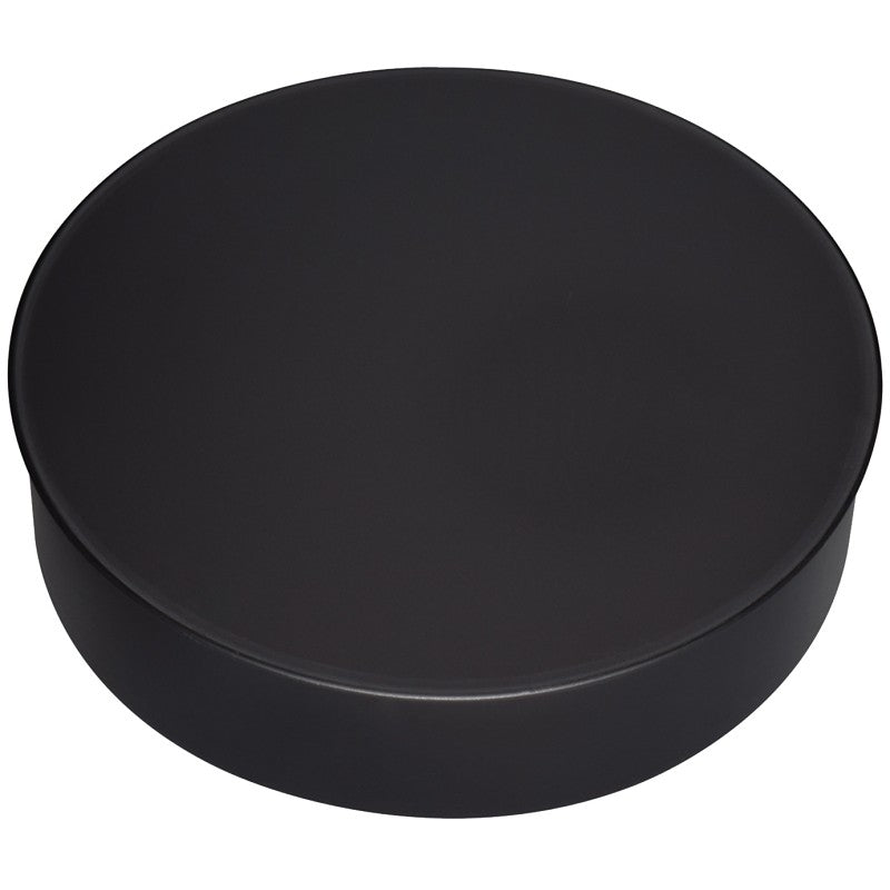 Imperial BM0031 Round End Cap, 8 in Dia, Black (Pack of 12)