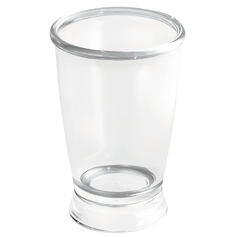 iDESIGN Franklin 45220 Tumbler Cup, Plastic, Clear (Pack of 2)